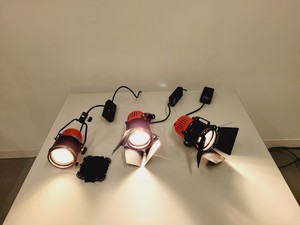 Thumbnail image of Job Lot of AV Equipment Stage Lights, Camera Steady, Speakers, Sony HVR-M15E Lab