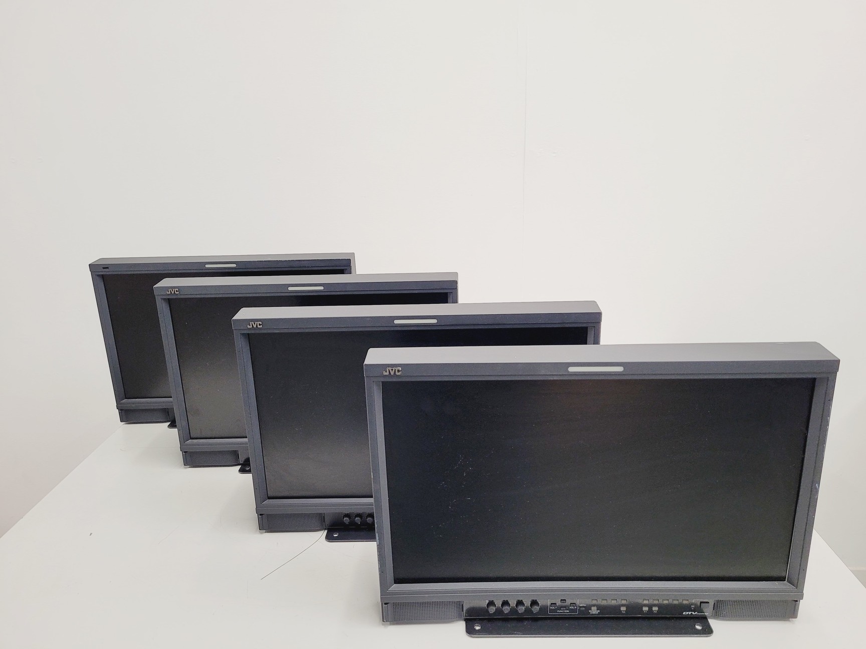 Image of Job Lot of AV Equipment Stage Lights, Camera Steady, Speakers, Sony HVR-M15E Lab