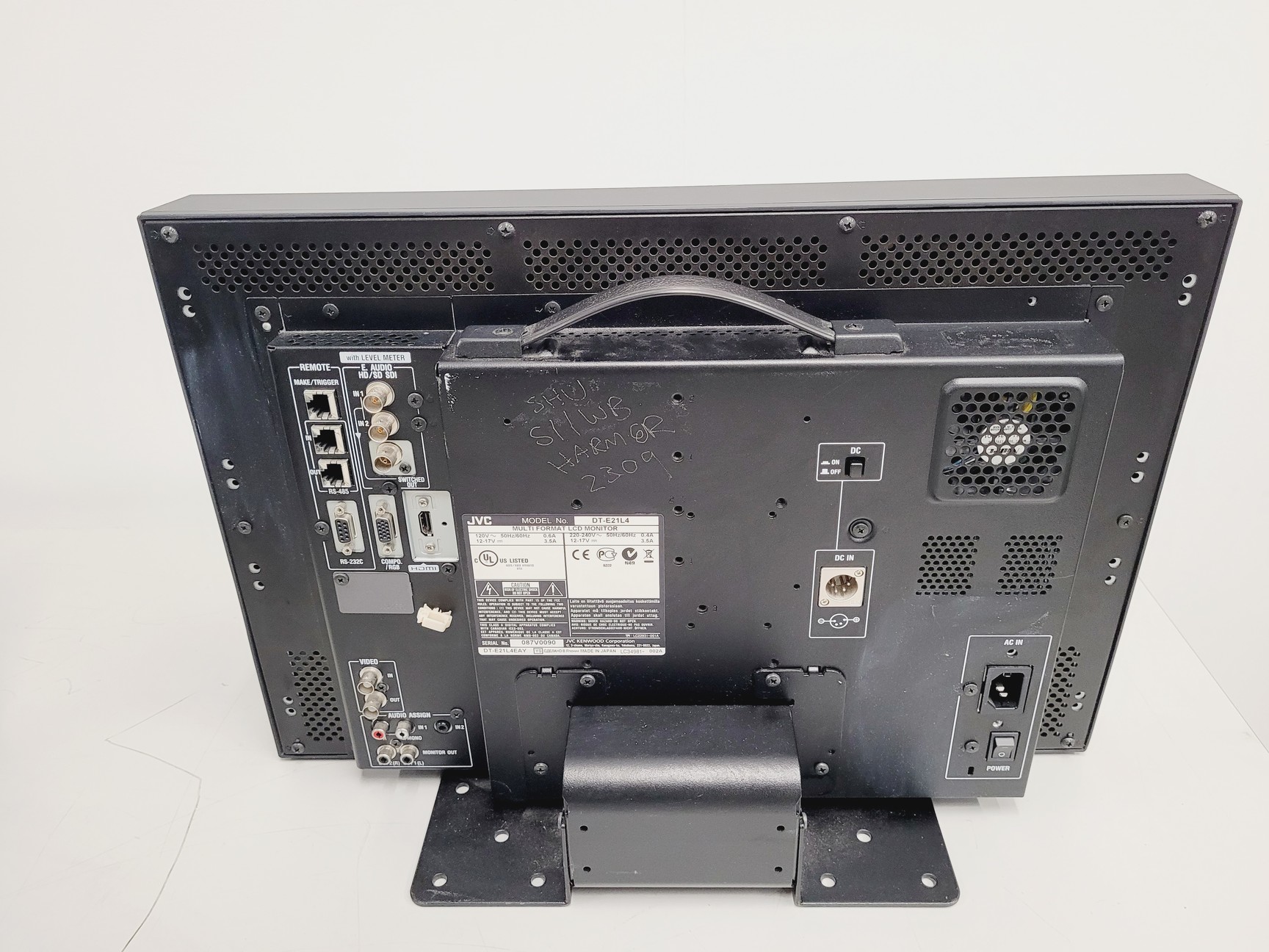 Image of Job Lot of AV Equipment Stage Lights, Camera Steady, Speakers, Sony HVR-M15E Lab