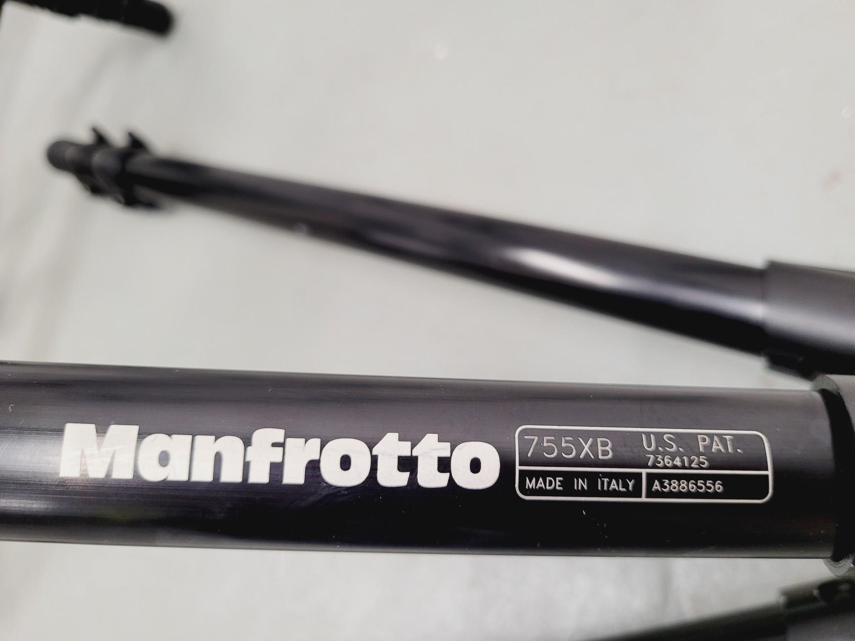 Image of Job Lot of 22 Camera Tripods and Heads Manfrotto Libec With Carry Bags