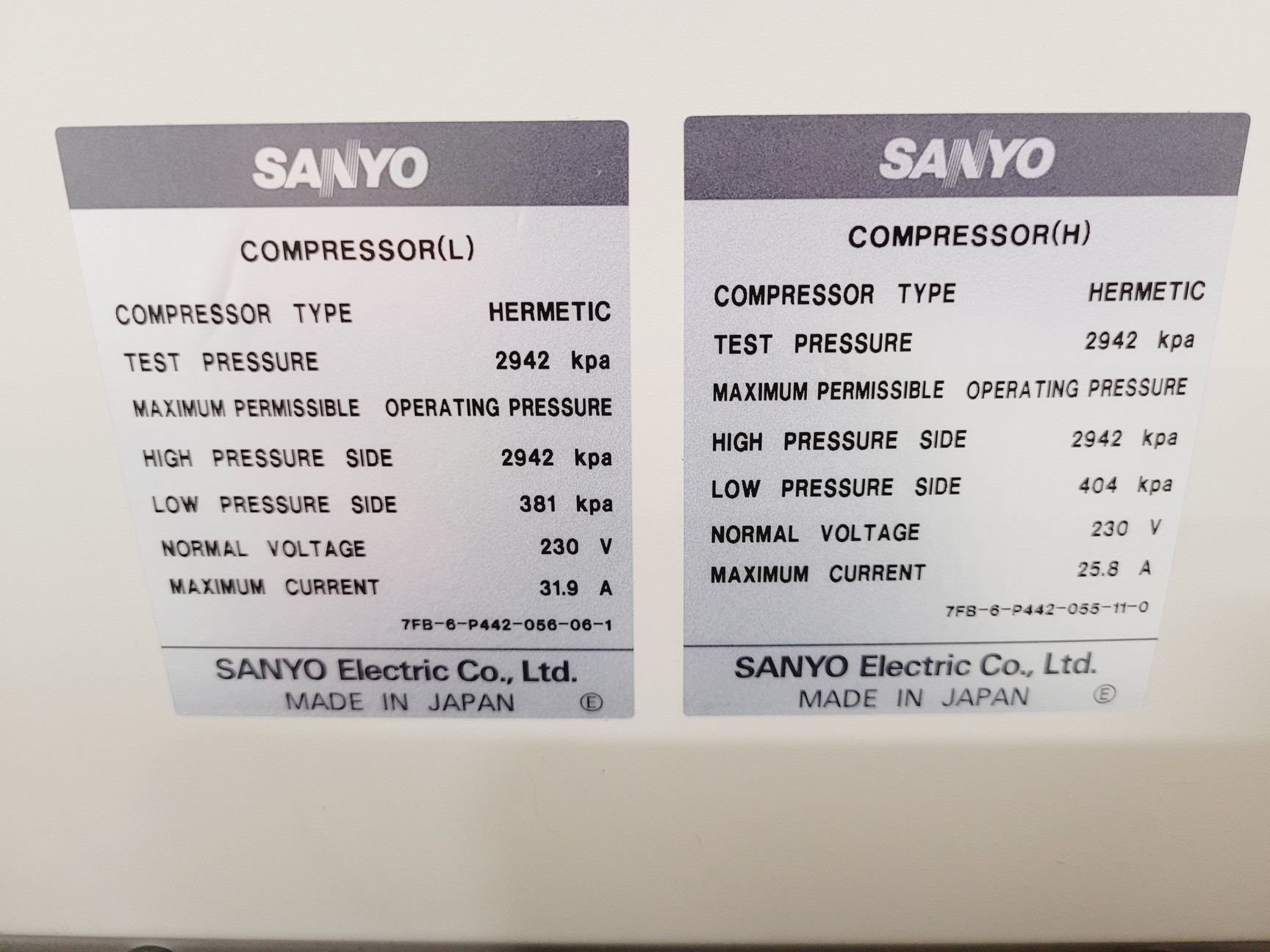 Image of Sanyo MDF-U52V Ultra Low Temperature Freezer ULT Lab