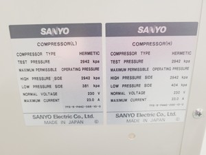 Thumbnail image of Sanyo MDF-U5386S Ultra Low Temperature Freezer ULT Lab