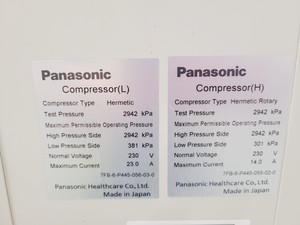 Thumbnail image of Panasonic MDF-U55V-PE Ultra Low Temperature Freezers ULT Lab