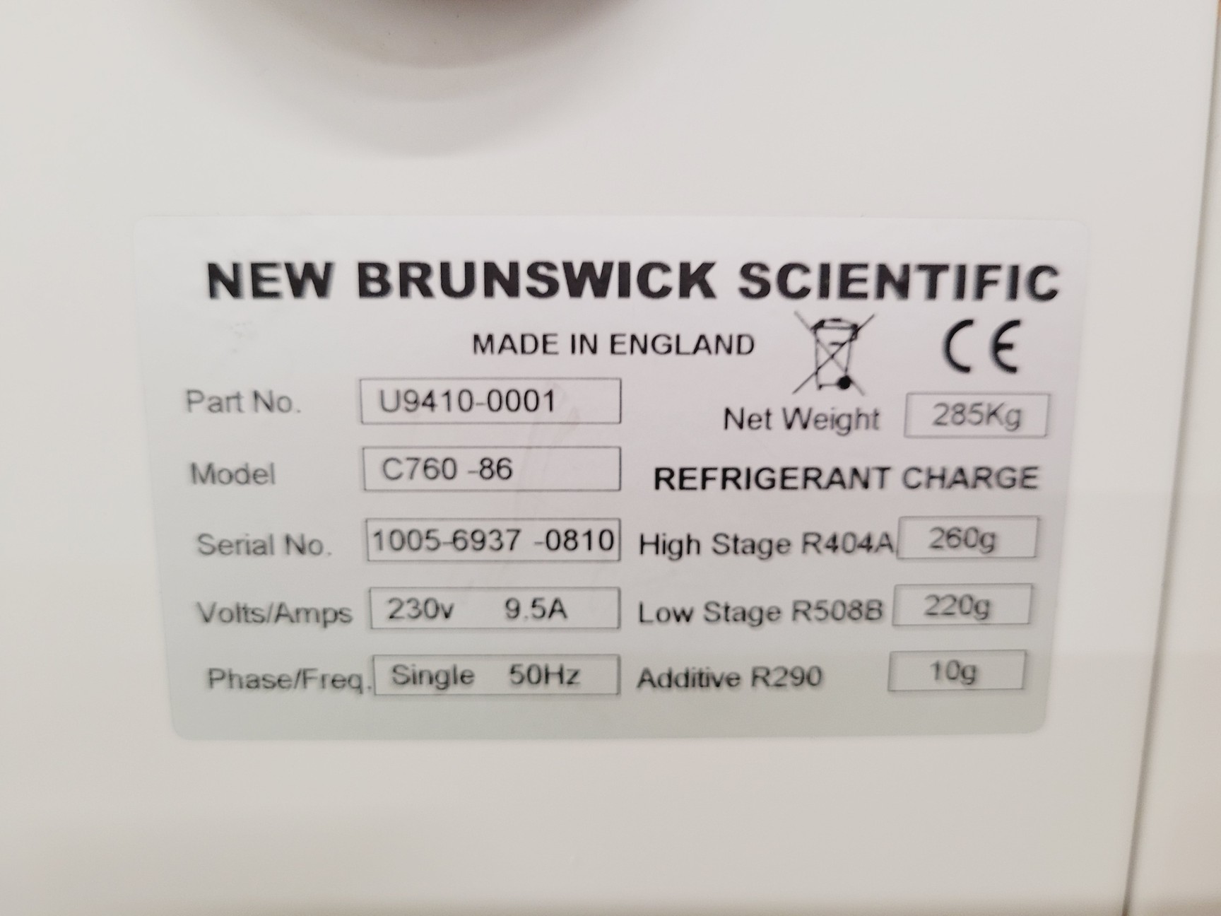 Image of New Brunswick Scientific C760 Innova Ultra Low Freezer ULT Chest Freezer Lab