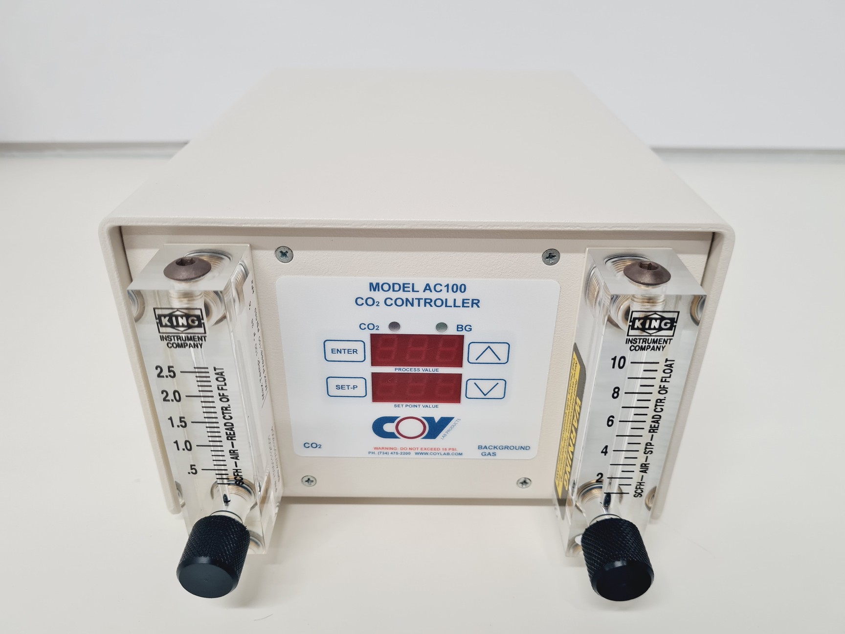 Image of 5 x Coy Model AC100 CO2 Controllers Lab