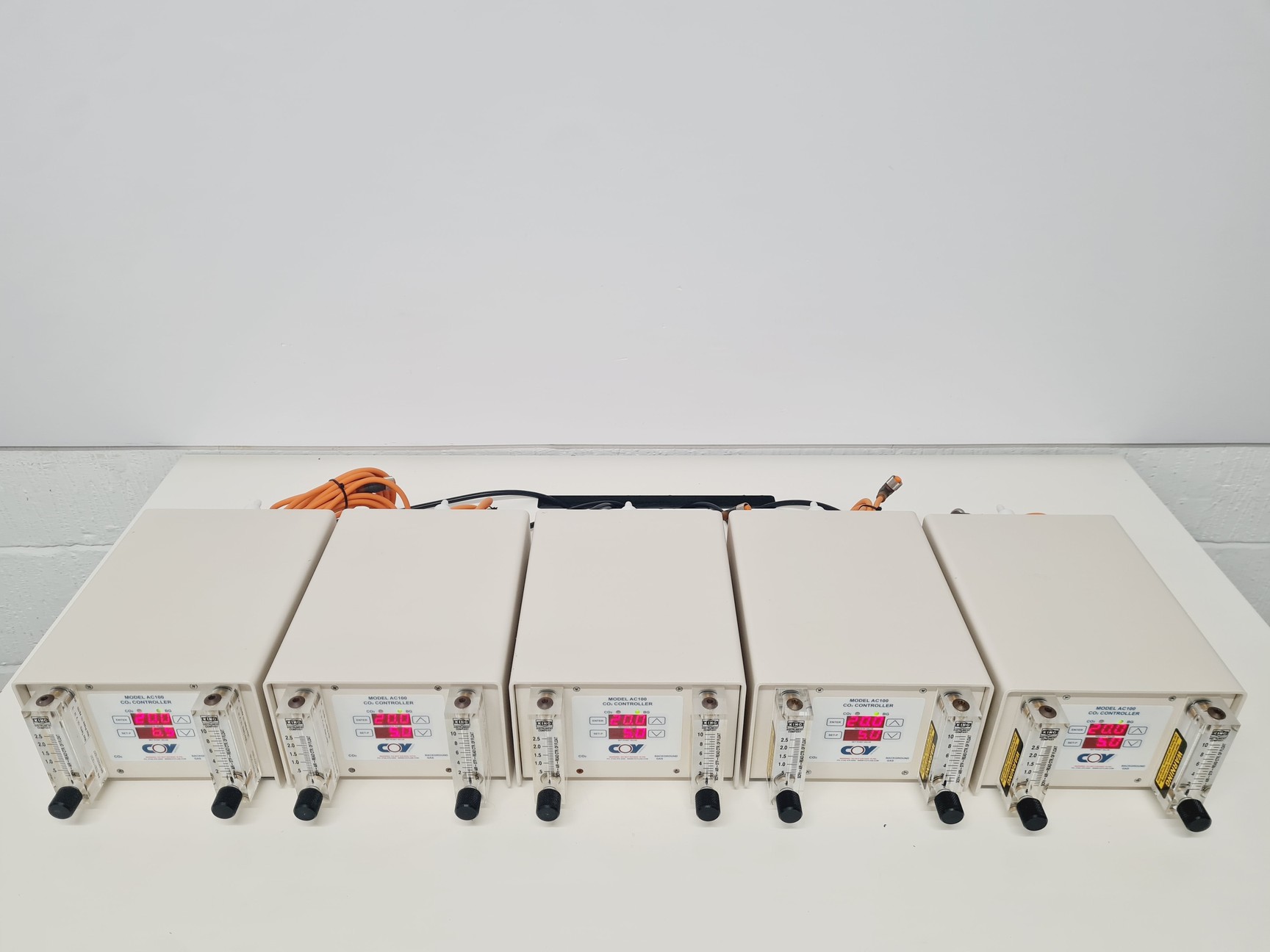 Image of 5 x Coy Model AC100 CO2 Controllers Lab