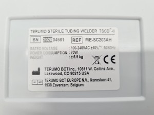 Thumbnail image of Terumo TSCD-II Model Terumo Sterile Tubing Welder Lab