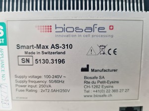 Thumbnail image of Biosafe Smart-Max AS-310 Automated Stem Cell Cyroprotectant System Lab Faulty