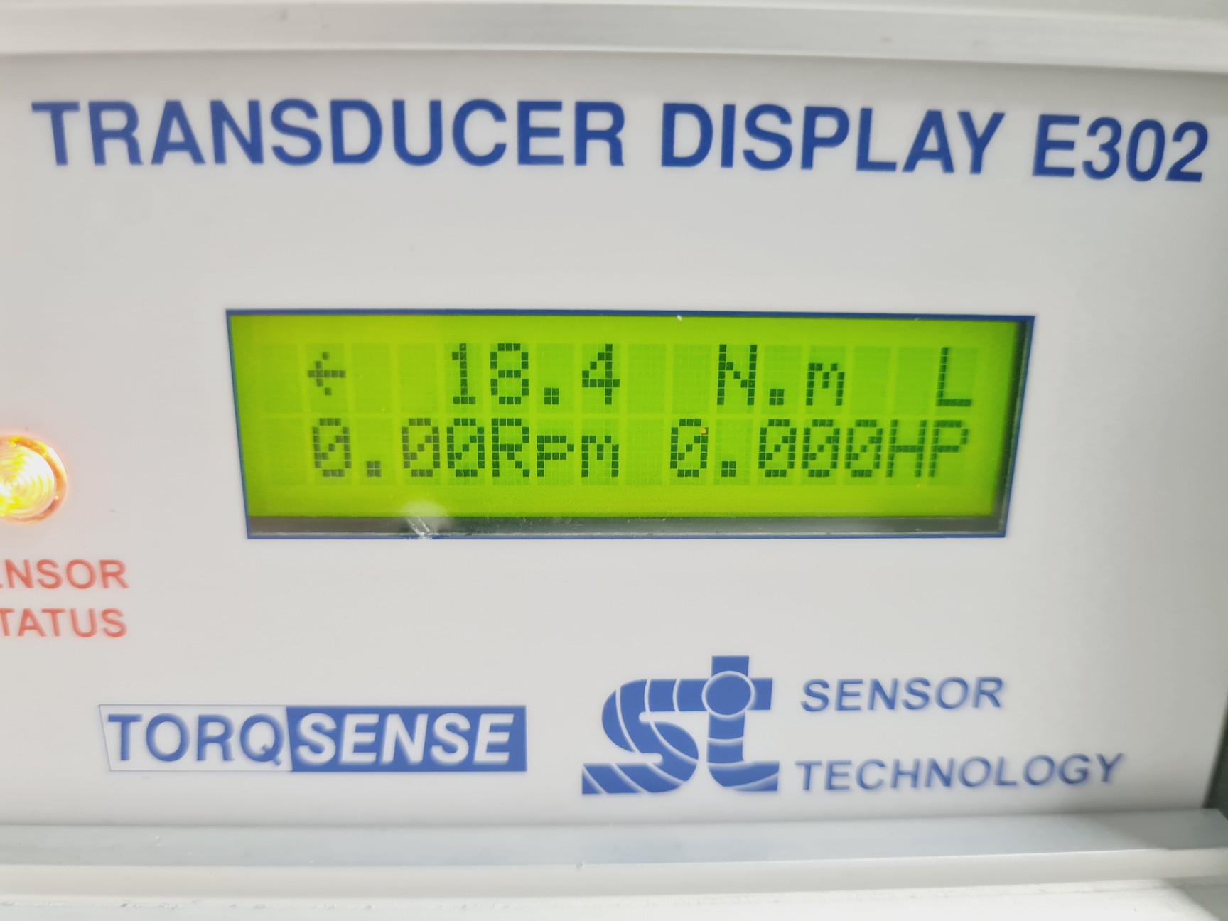 Image of Sensor Technology TORQSENSE Transducer E302 with TORQSENSE E300 RWT - 100Nm Lab