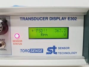 Thumbnail image of Sensor Technology TORQSENSE Transducer E302 w/ TORQSENSE E300 RWT - 100Nm Lab