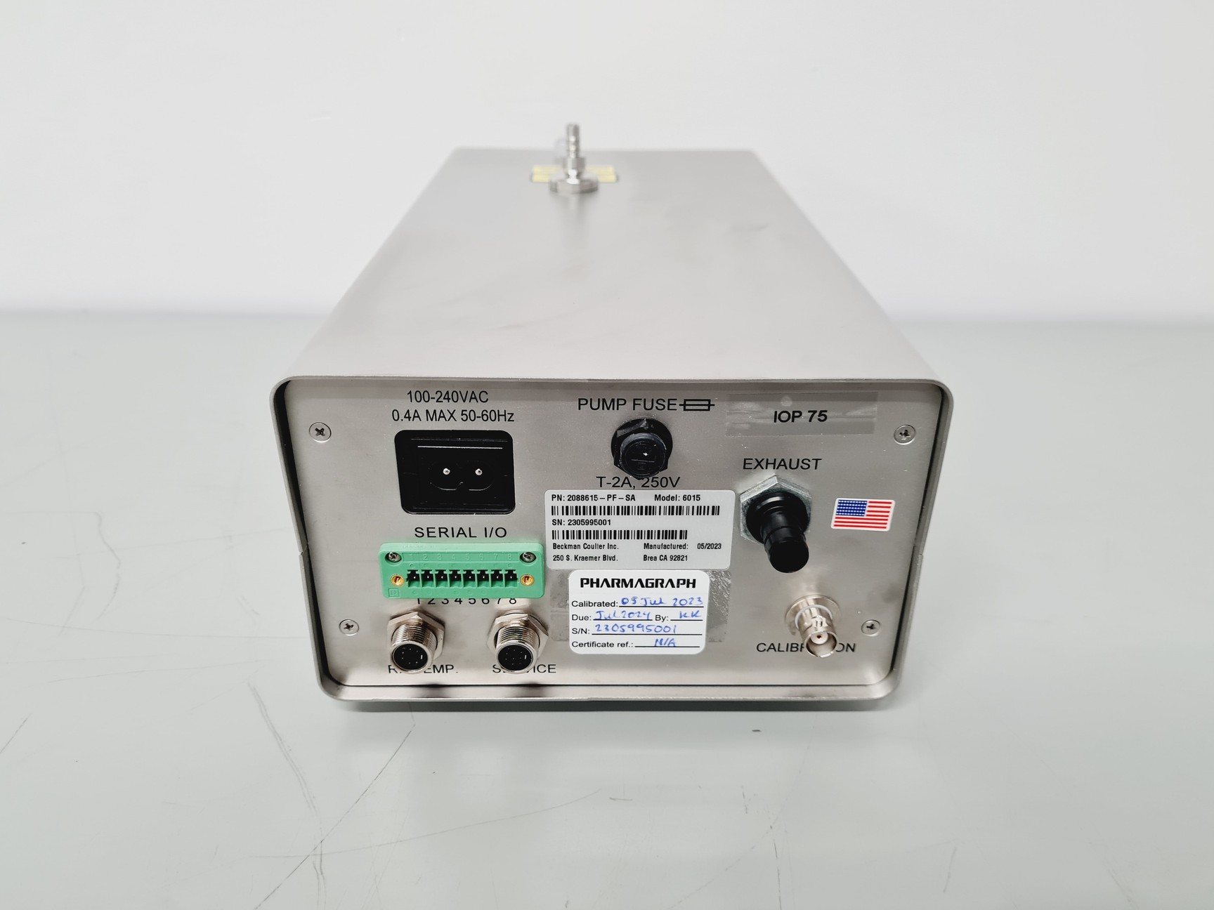 Image of Beckman Coulter MET ONE 6000P 6015 Remote Airborne Particle Counter Lab