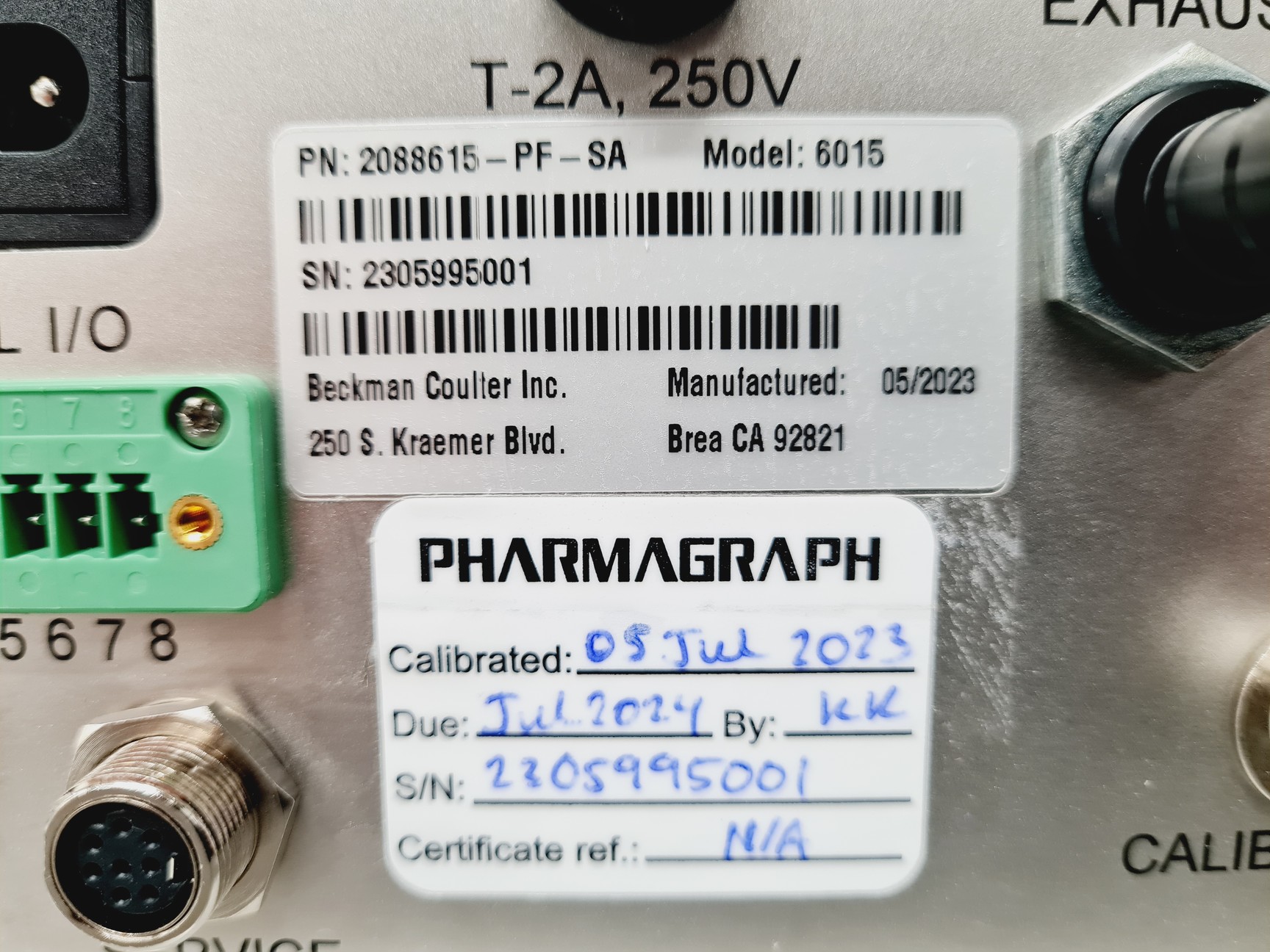 Image of Beckman Coulter MET ONE 6000P 6015 Remote Airborne Particle Counter Lab