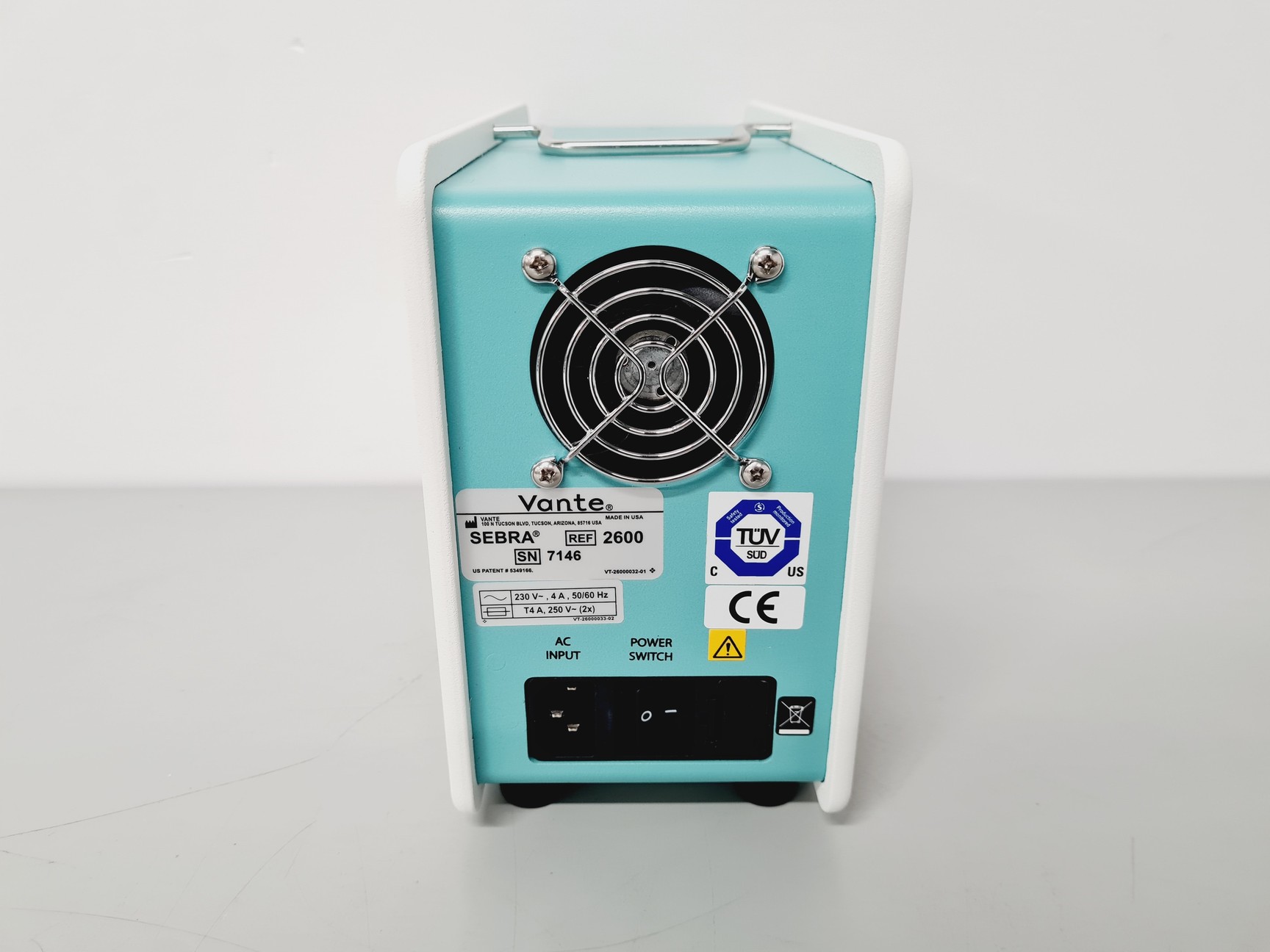 Image of Sebra Model 2600 OMNI Bench-Top Segmenting Tube Sealer System Lab