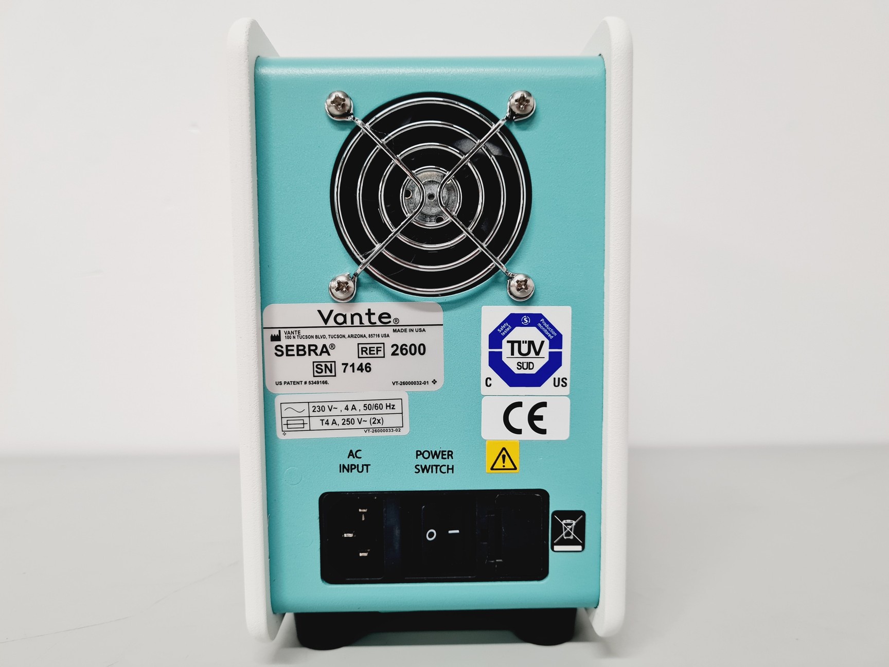 Image of Sebra Model 2600 OMNI Bench-Top Segmenting Tube Sealer System Lab