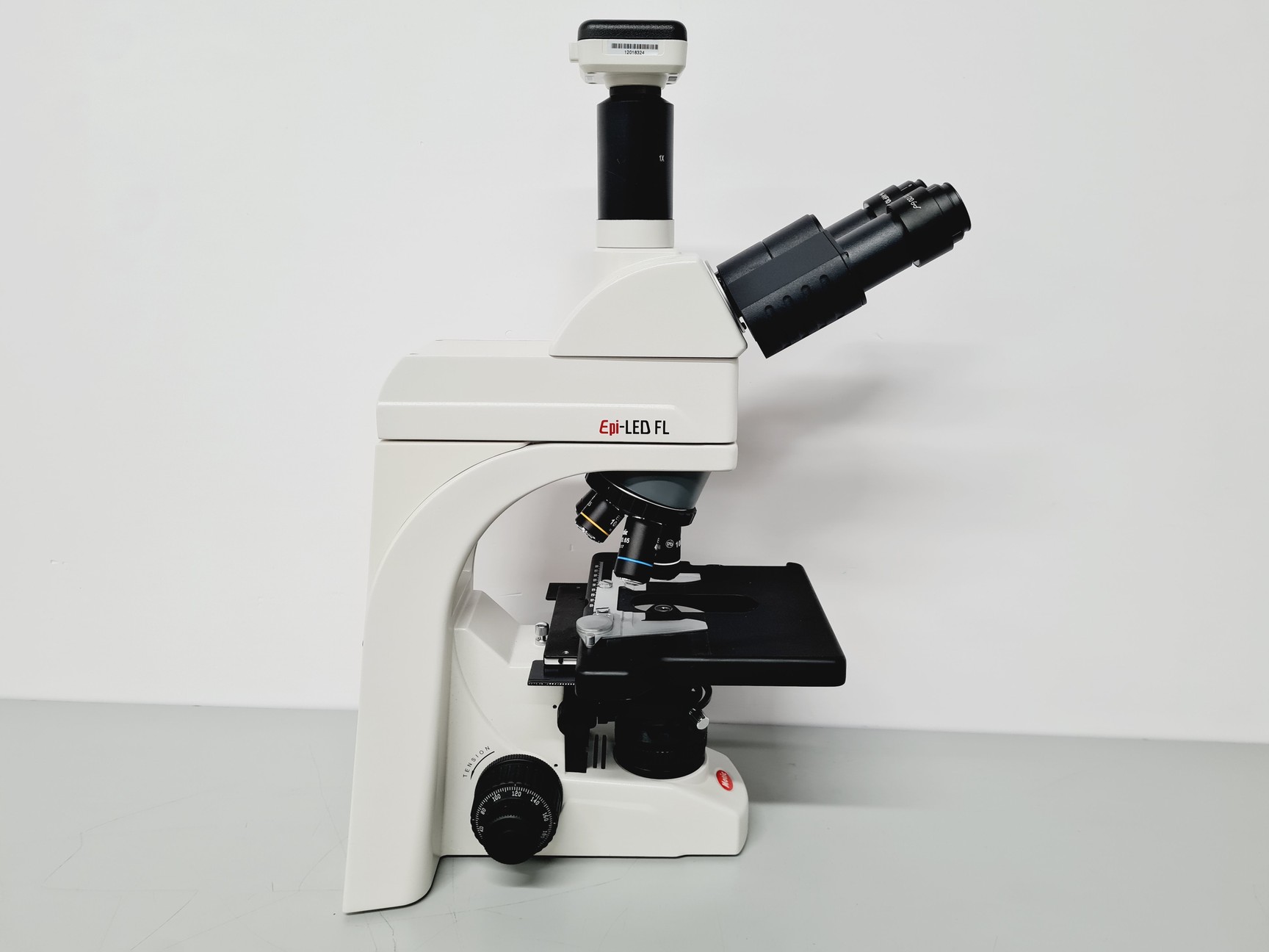 Image of Motic BA310E Fluorescence Microscope w/ 4 x Objectives Motic 100X/1.25 oil Lab 
