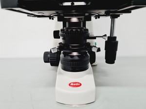 Thumbnail image of Motic BA310E Fluorescence Microscope w/ 4 x Objectives Motic 100X/1.25 oil Lab 