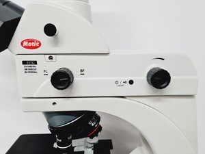 Thumbnail image of Motic BA310E Fluorescence Microscope w/ 4 x Objectives Motic 100X/1.25 oil Lab 