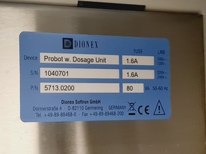 Thumbnail image of Dionex ProBot w. Dosage Unit Fraction Collector Lab