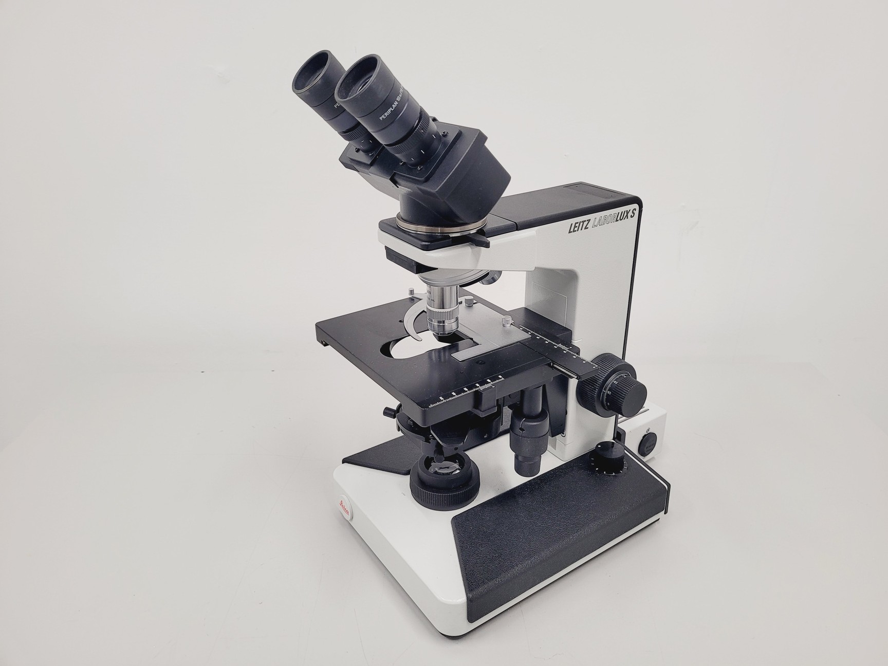 Image of Leica Leitz Laborlux S Microscope With 3 x  Objectives Lab