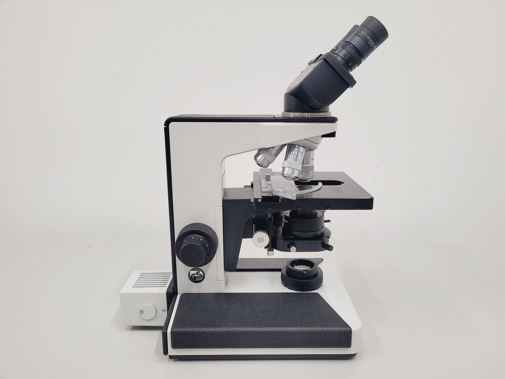 Image of Leica Leitz Laborlux S Microscope With 3 x  Objectives Lab