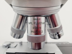 Thumbnail image of Leica Leitz Laborlux S Microscope With 3 x  Objectives Lab