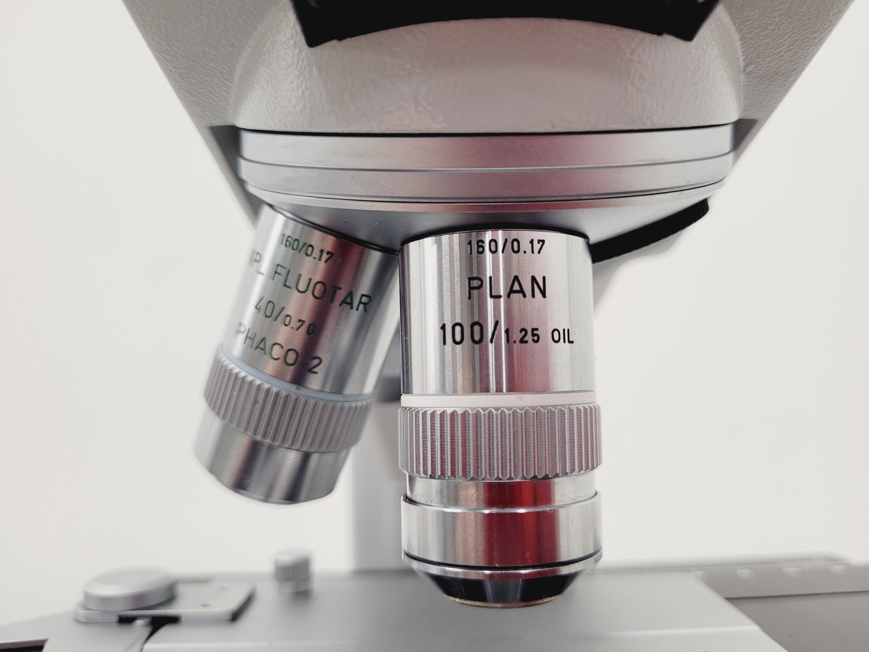 Image of Leica Leitz Laborlux S Microscope With 3 x  Objectives Lab