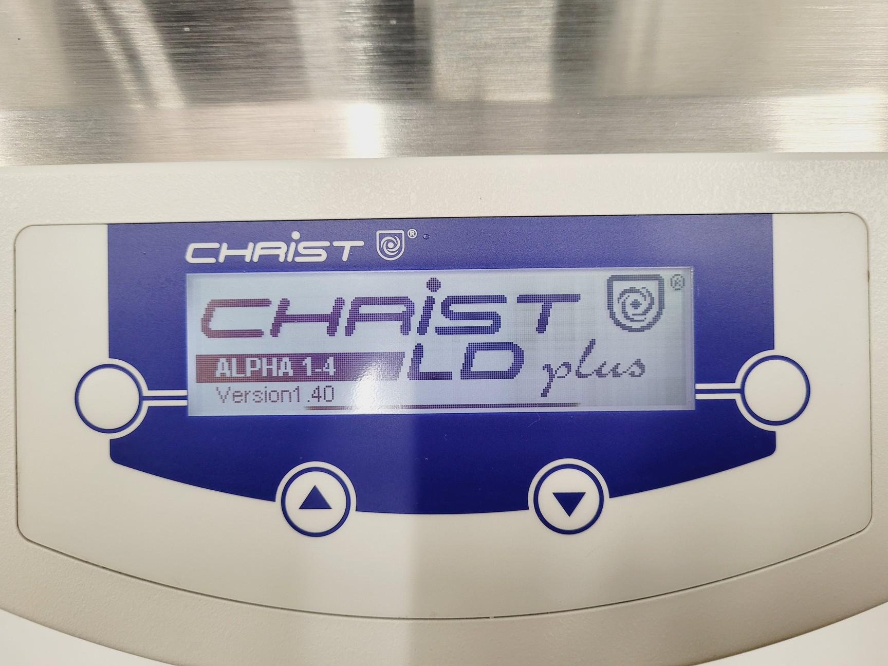 Image of Christ Alpha 1-4 LD Plus Freeze Dryer Lab