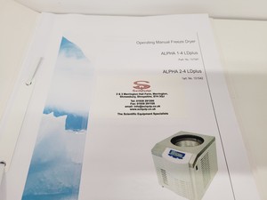 Thumbnail image of Christ Alpha 1-4 LD Plus Freeze Dryer Lab