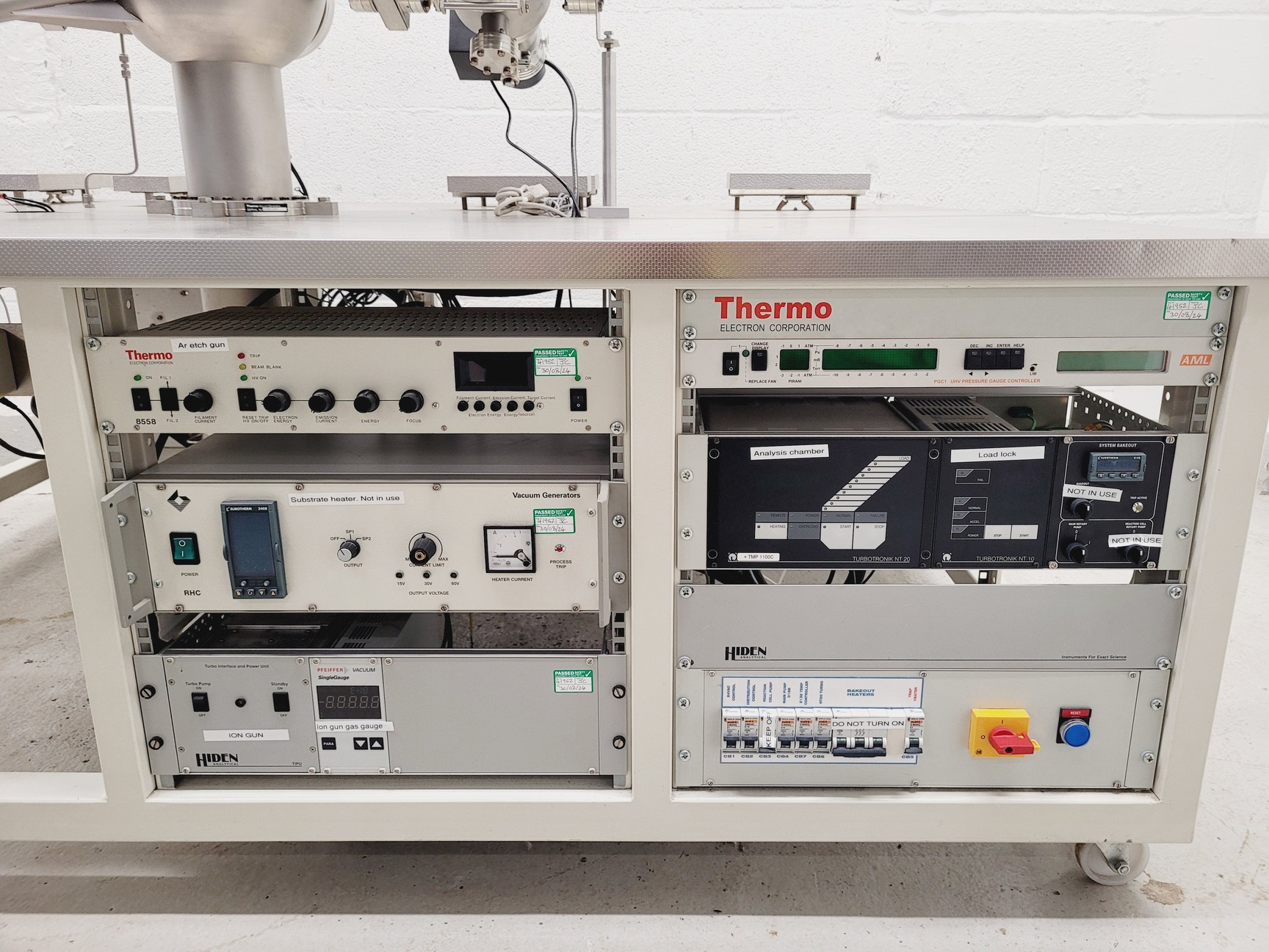 Image of Thermo Vacuum Generators High Vacuum Deposition Sputtering System Lab