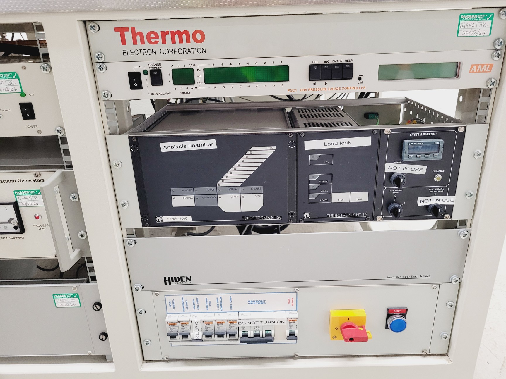 Image of Thermo Vacuum Generators High Vacuum Deposition Sputtering System Lab