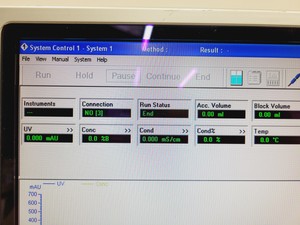 Thumbnail image of GE AKTApurifier UPC100 - Frac-950 FPLC System, UPC100, P-900, Unicorn 5.20 Lab