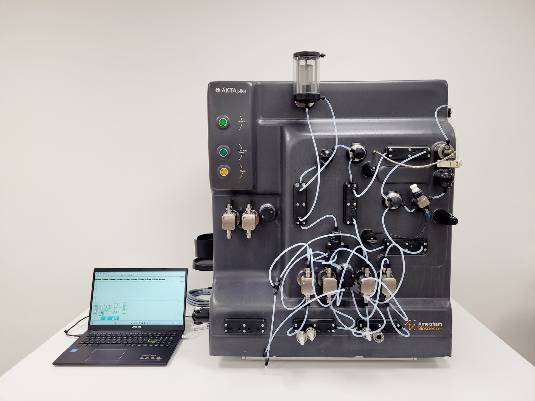 Image of Amersham Biosciences AKTA Pilot Liquid Chromatography FPLC Unit Lab