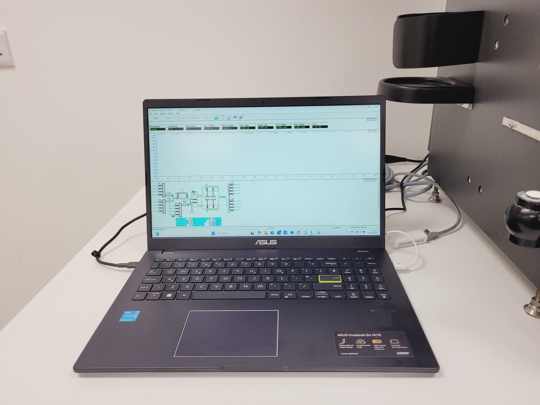 Image of Amersham Biosciences AKTA Pilot Liquid Chromatography FPLC Unit Lab