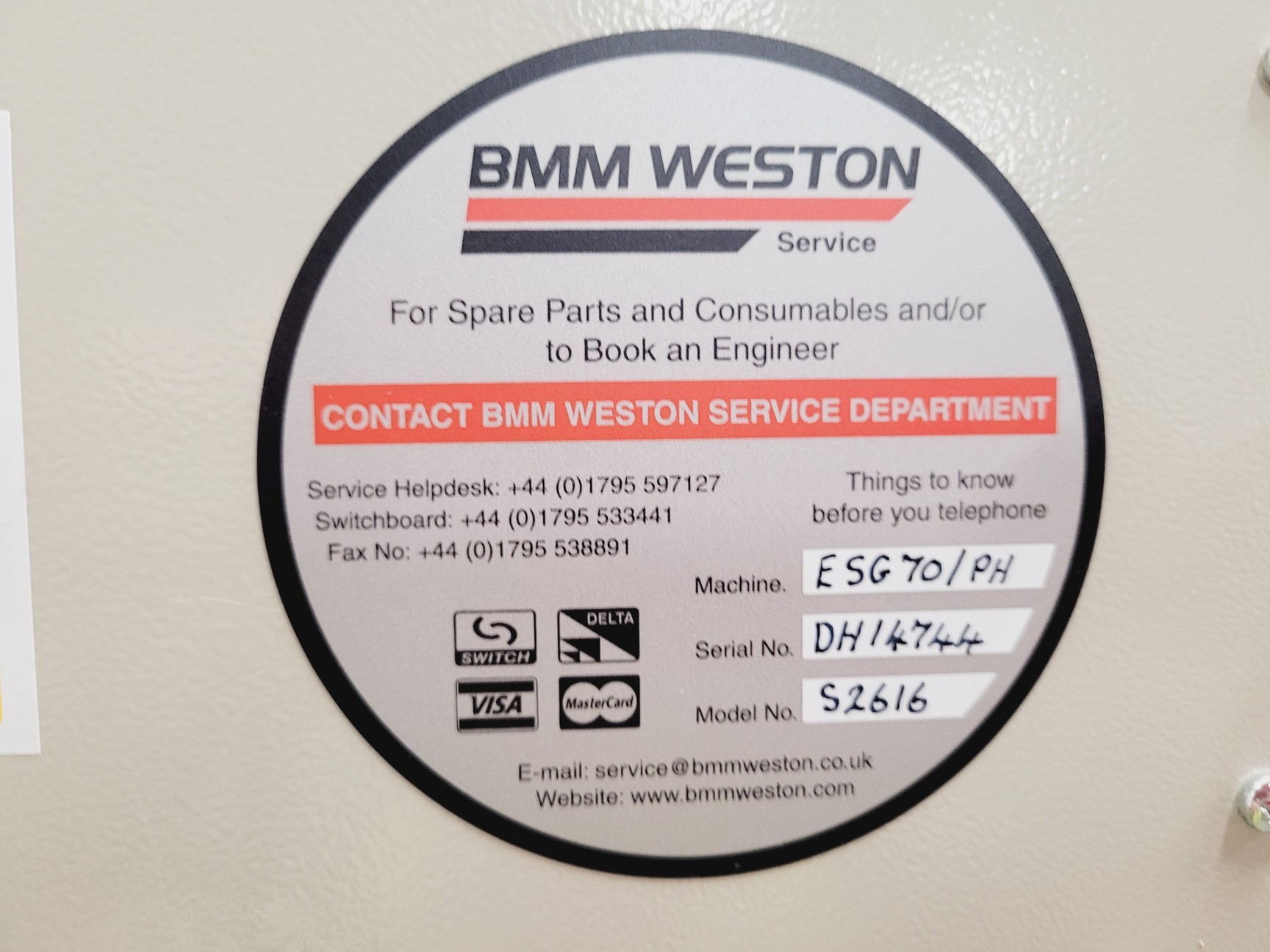 Image of BMM Weston Steam Generator Model 2616 w/ Lubron Osmostar 250 Water Purifier Lab