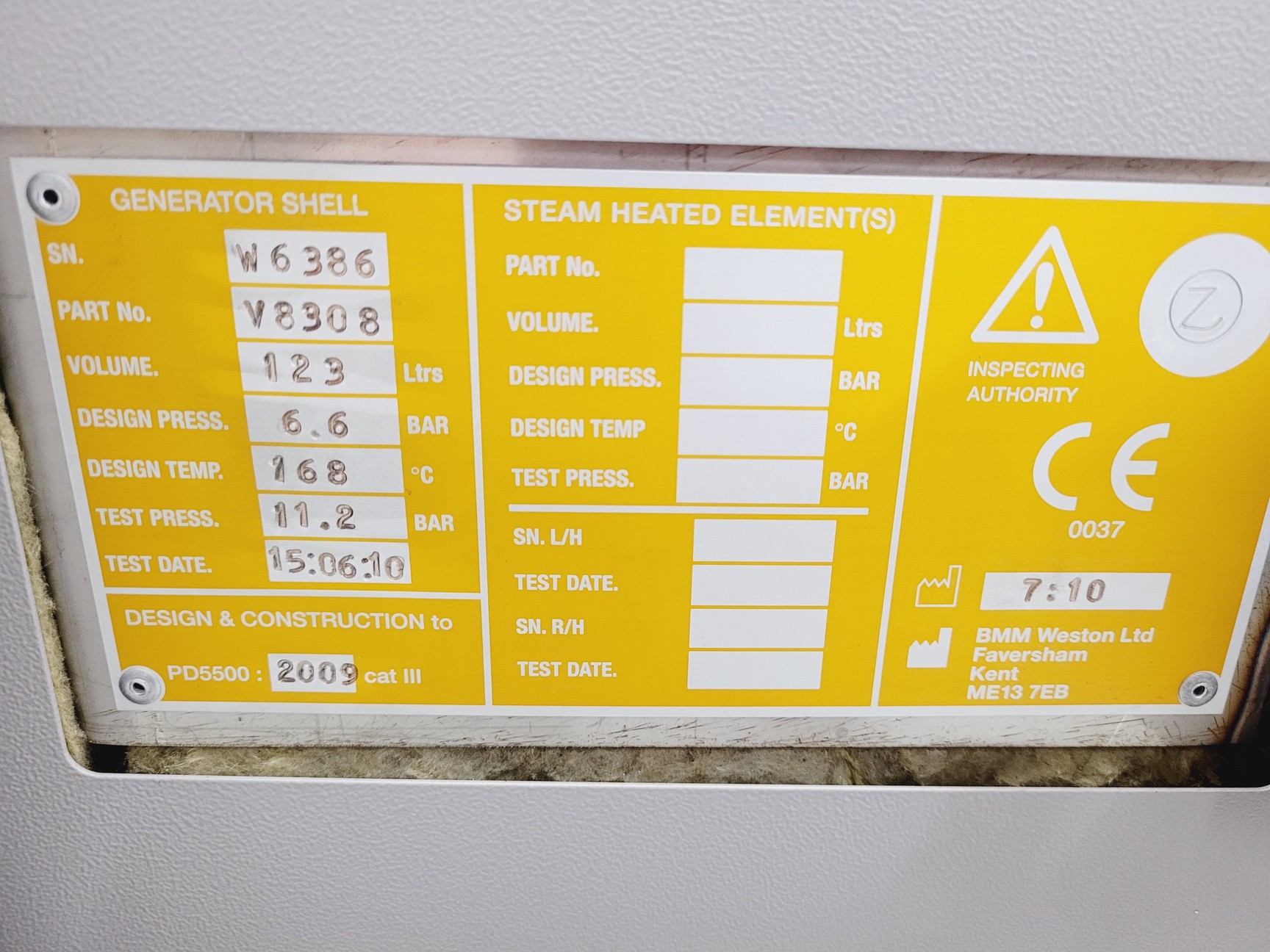Image of BMM Weston Steam Generator Model 2616 w/ Lubron Osmostar 250 Water Purifier Lab