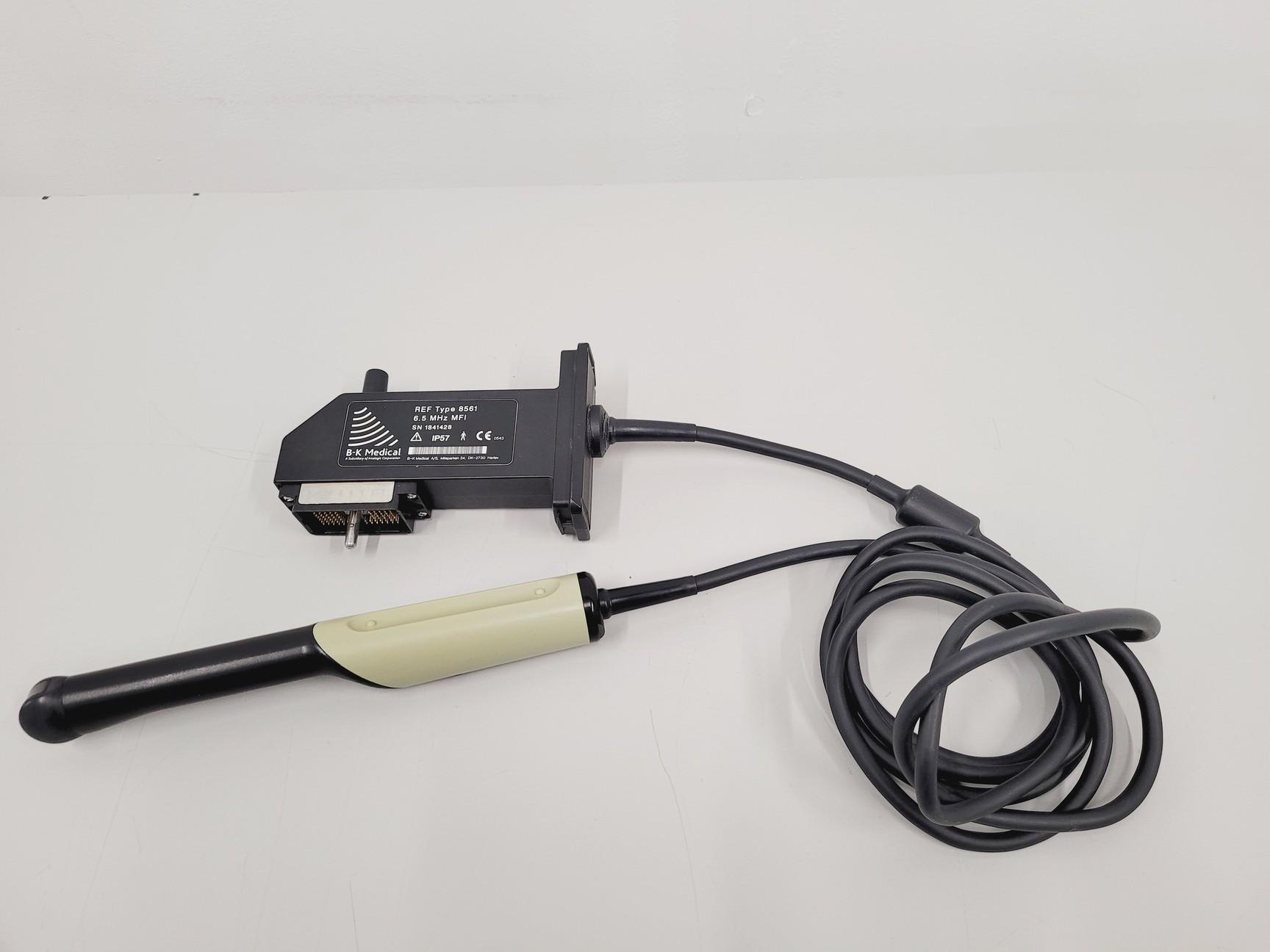 Image of Two B-K Merlin Ultrasound Transducer Probes Type 8561 And Type 8545-S Lab