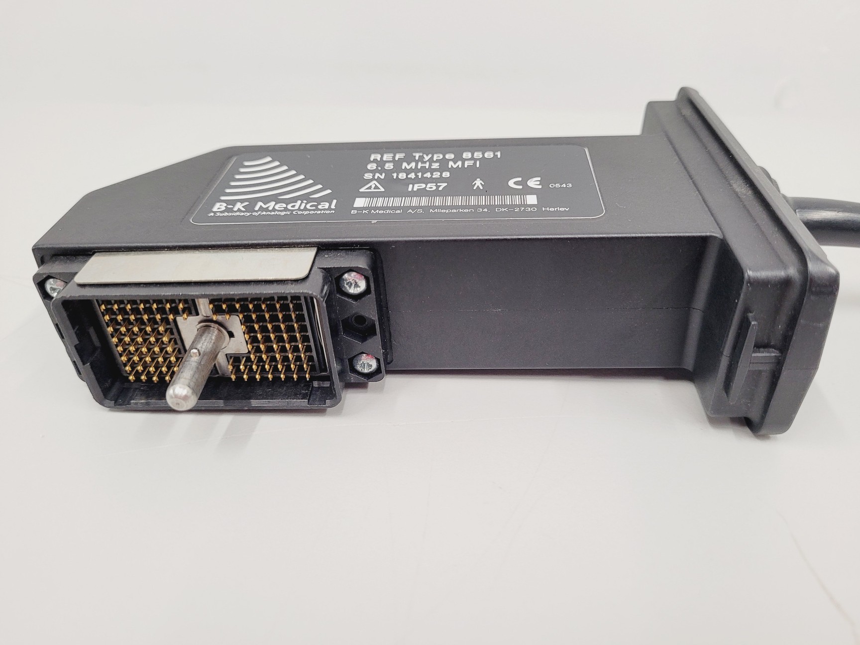 Image of Two B-K Merlin Ultrasound Transducer Probes Type 8561 And Type 8545-S Lab