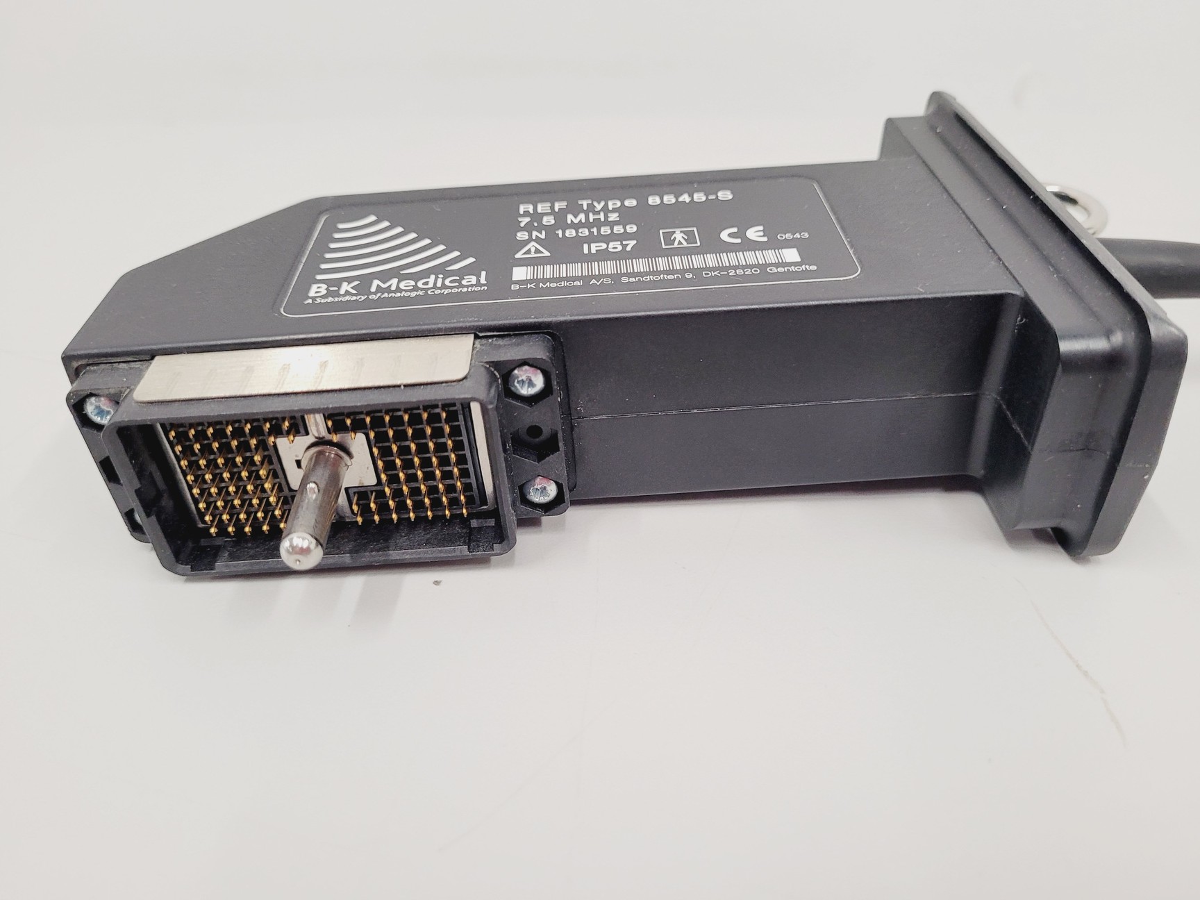 Image of Two B-K Merlin Ultrasound Transducer Probes Type 8561 And Type 8545-S Lab