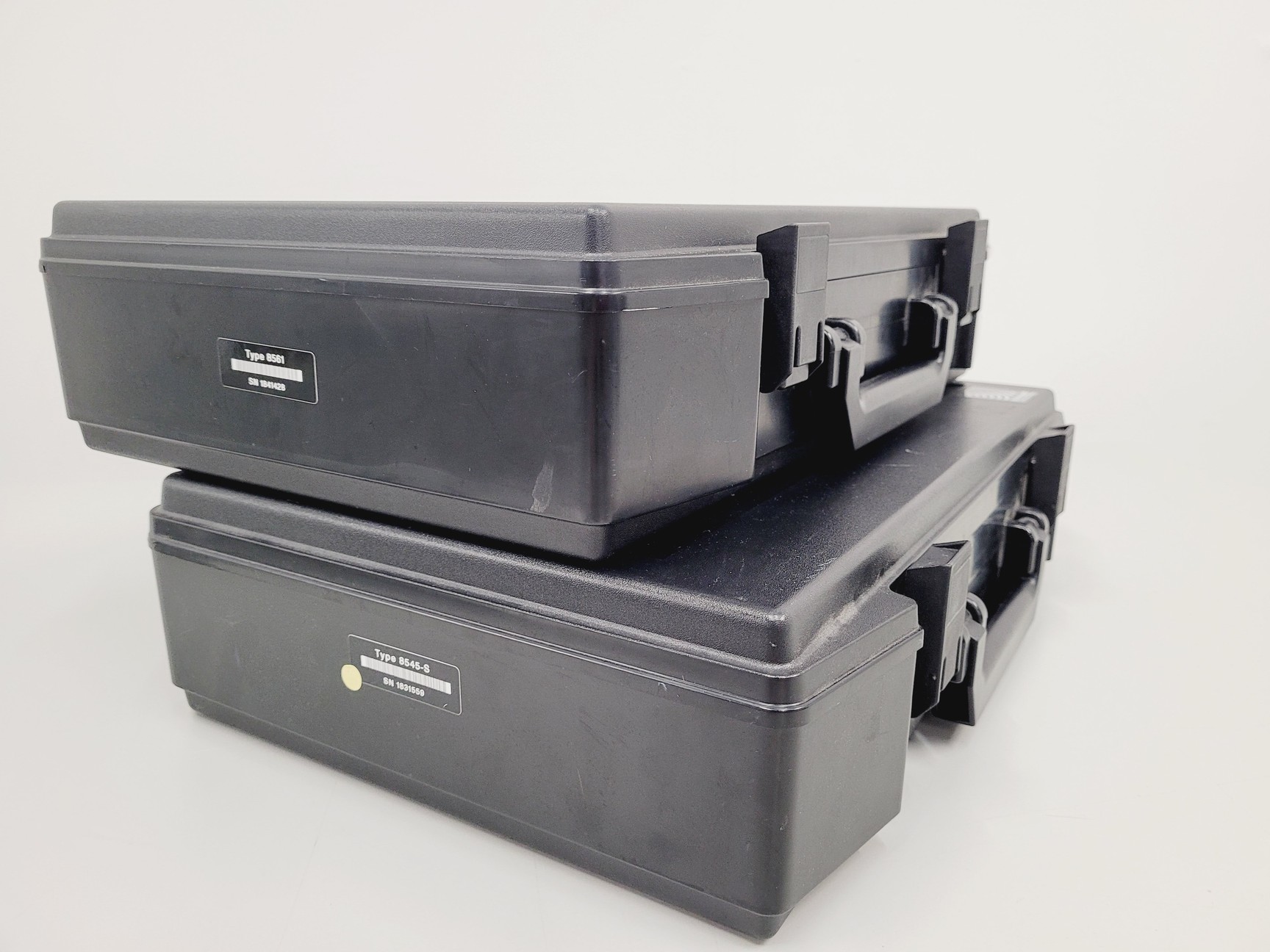 Image of Two B-K Merlin Ultrasound Transducer Probes Type 8561 And Type 8545-S Lab