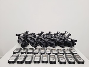 Thumbnail image of Lot of 12 Canon XF100 Camcorders, 19 Zoom Handy H4n Audio Recorders & Extras