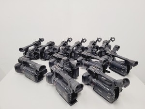 Thumbnail image of Lot of 12 Canon XF100 Camcorders, 19 Zoom Handy H4n Audio Recorders & Extras