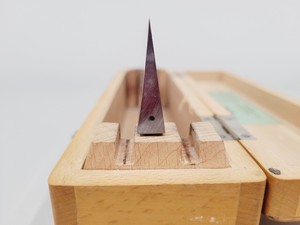 Thumbnail image of Job Lot of 13 Vintage Microtome Knives With Sharpening strops and Whetstones