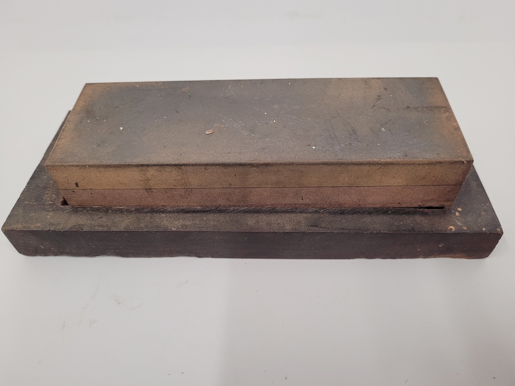 Image of Job Lot of 13 Vintage Microtome Knives With Sharpening strops and Whetstones