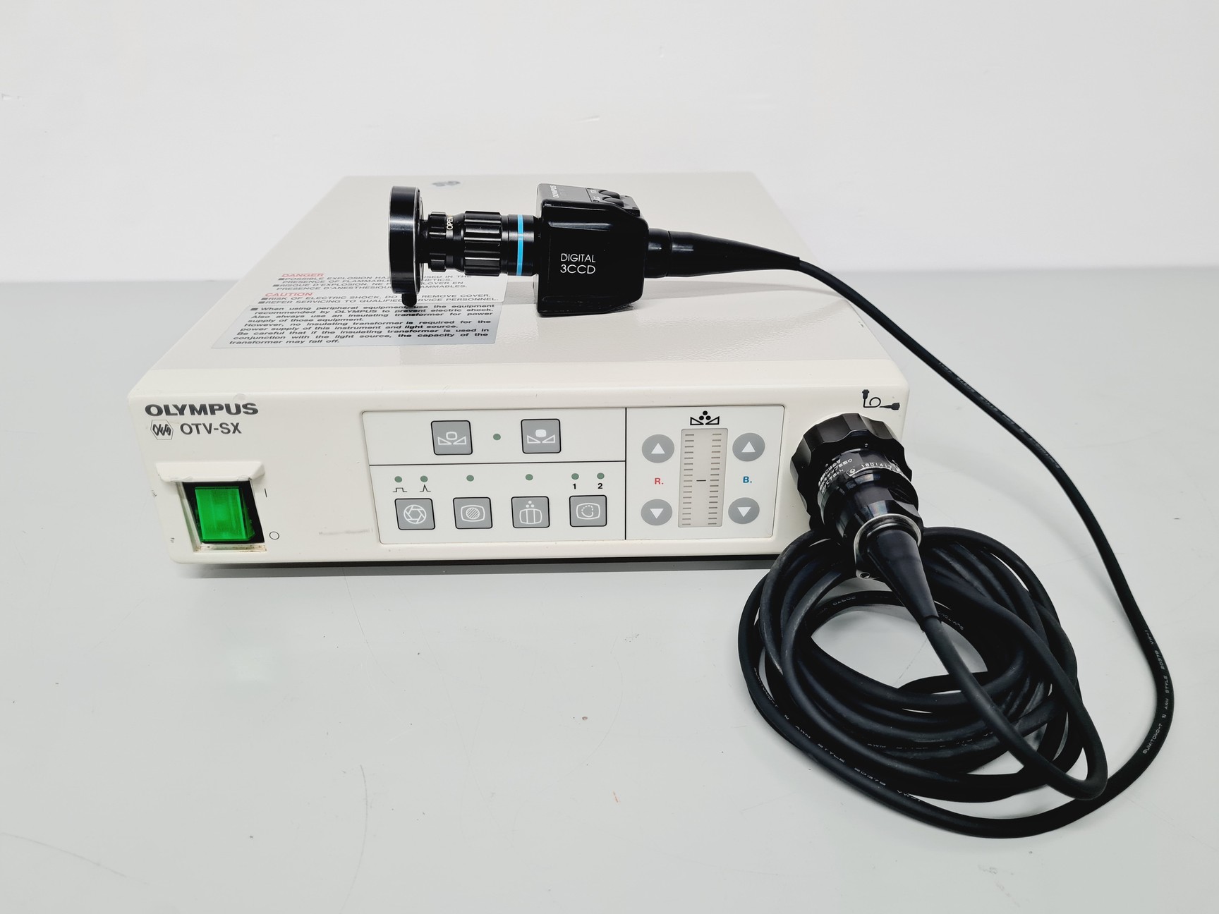Image of Olympus Model CLV-S20 Endoscopy System w/ Sony PVM-205MD Lab