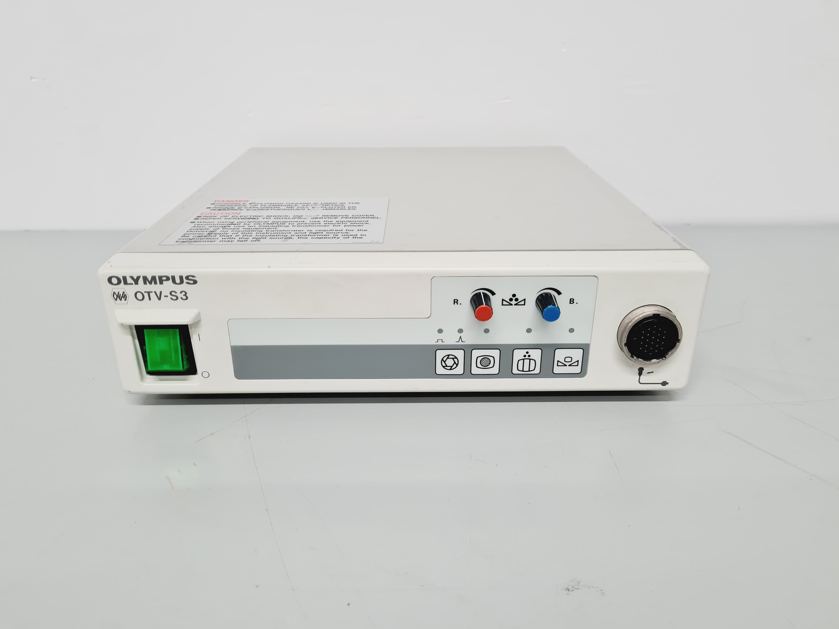 Image of Olympus Model CLV-S20 Endoscopy System w/ Sony PVM-205MD Lab