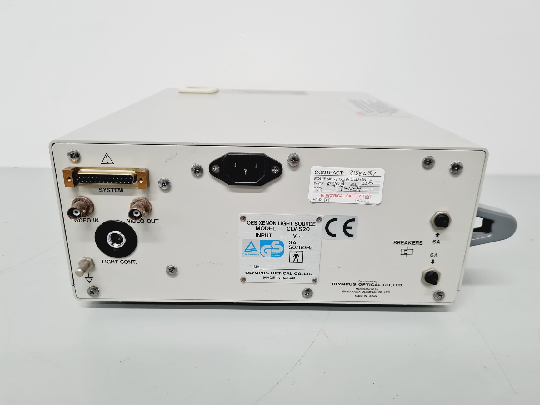 Image of Olympus Model CLV-S20 Endoscopy System w/ Sony PVM-205MD Lab