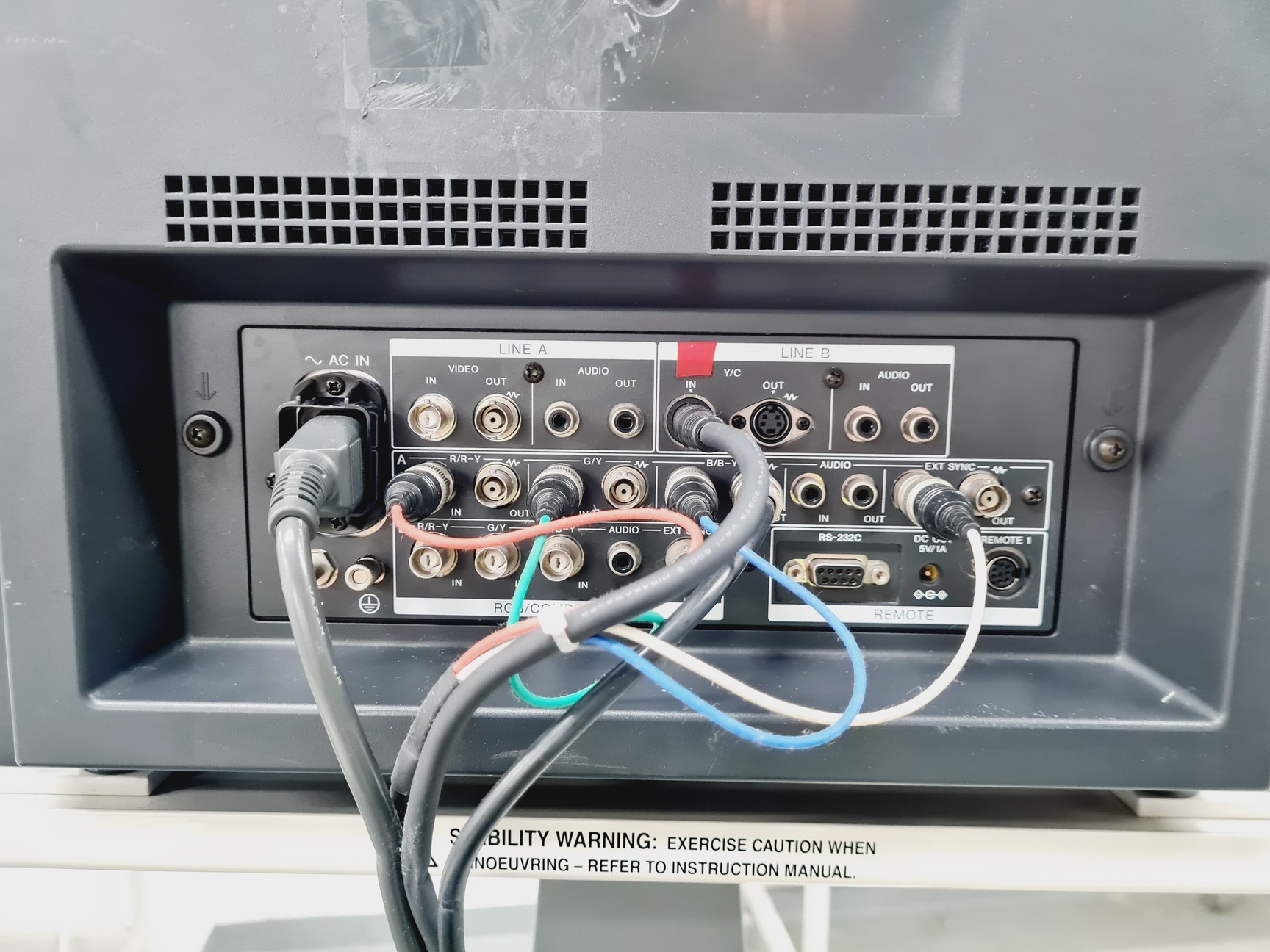 Image of Olympus Model CLV-S20 Endoscopy System w/ Sony PVM-205MD Lab