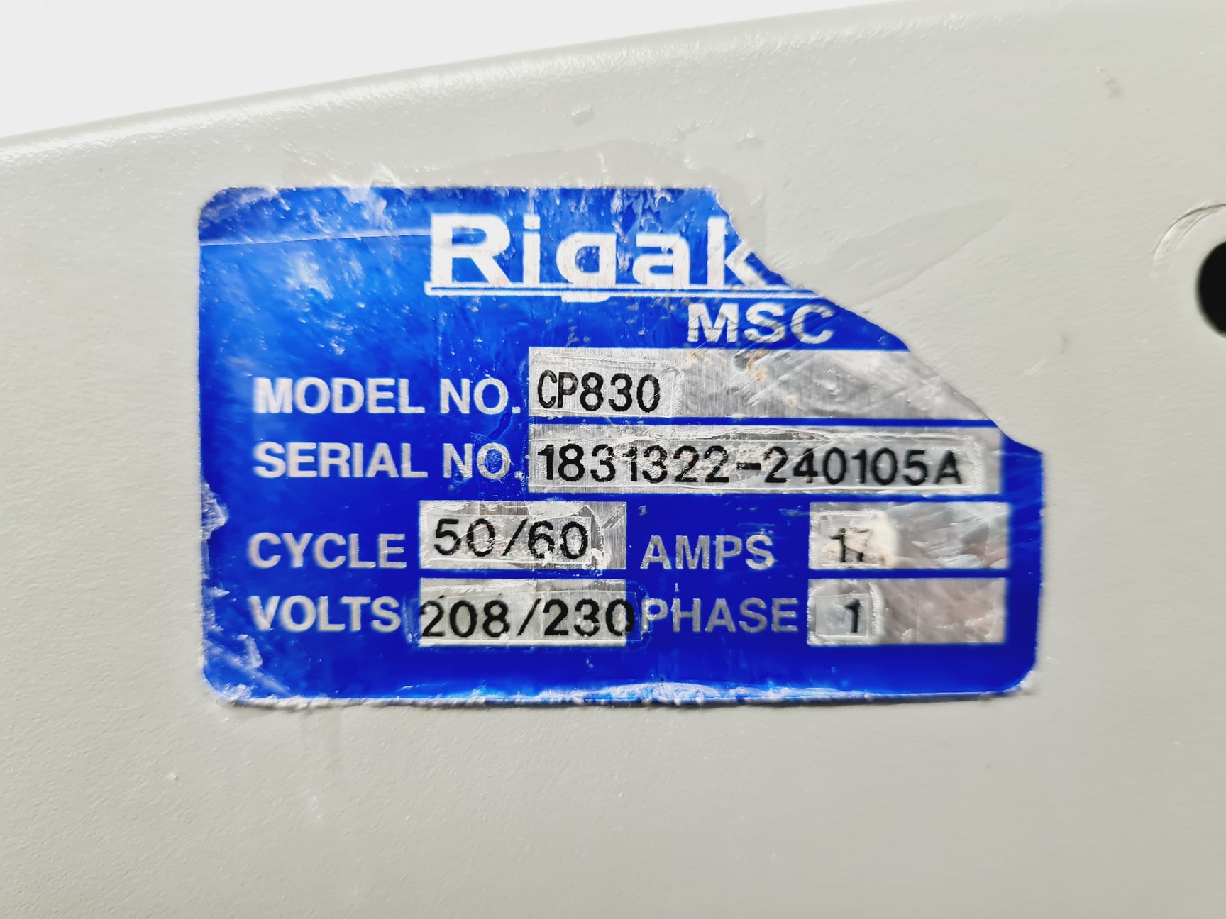 Image of Rigaku X-Stream 2000 Cryogenic Crystal Cooler System CP830, XS-2000 Lab