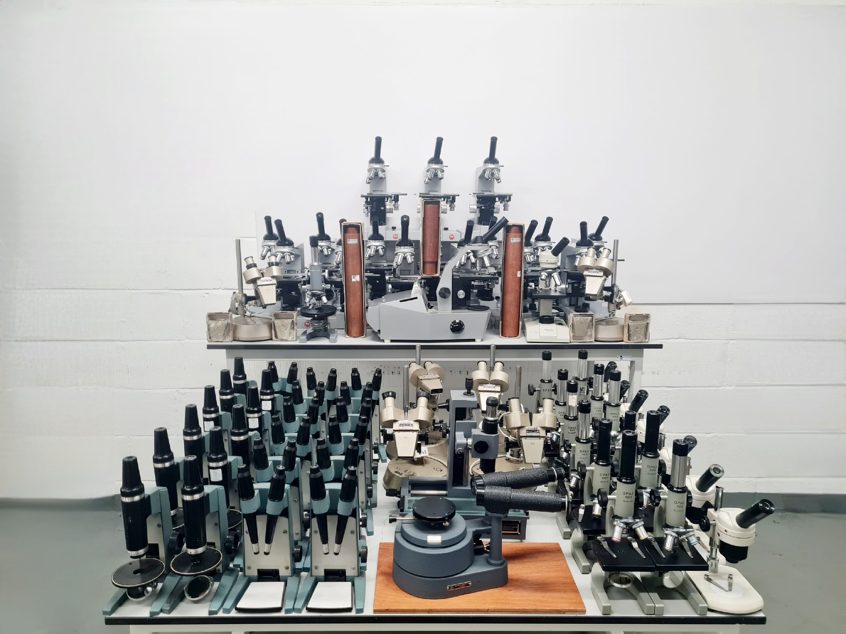 Image of Job Lot of Mixed Microscope (Leitz, Bauch & Lombs, Philip Harris, OPAX)