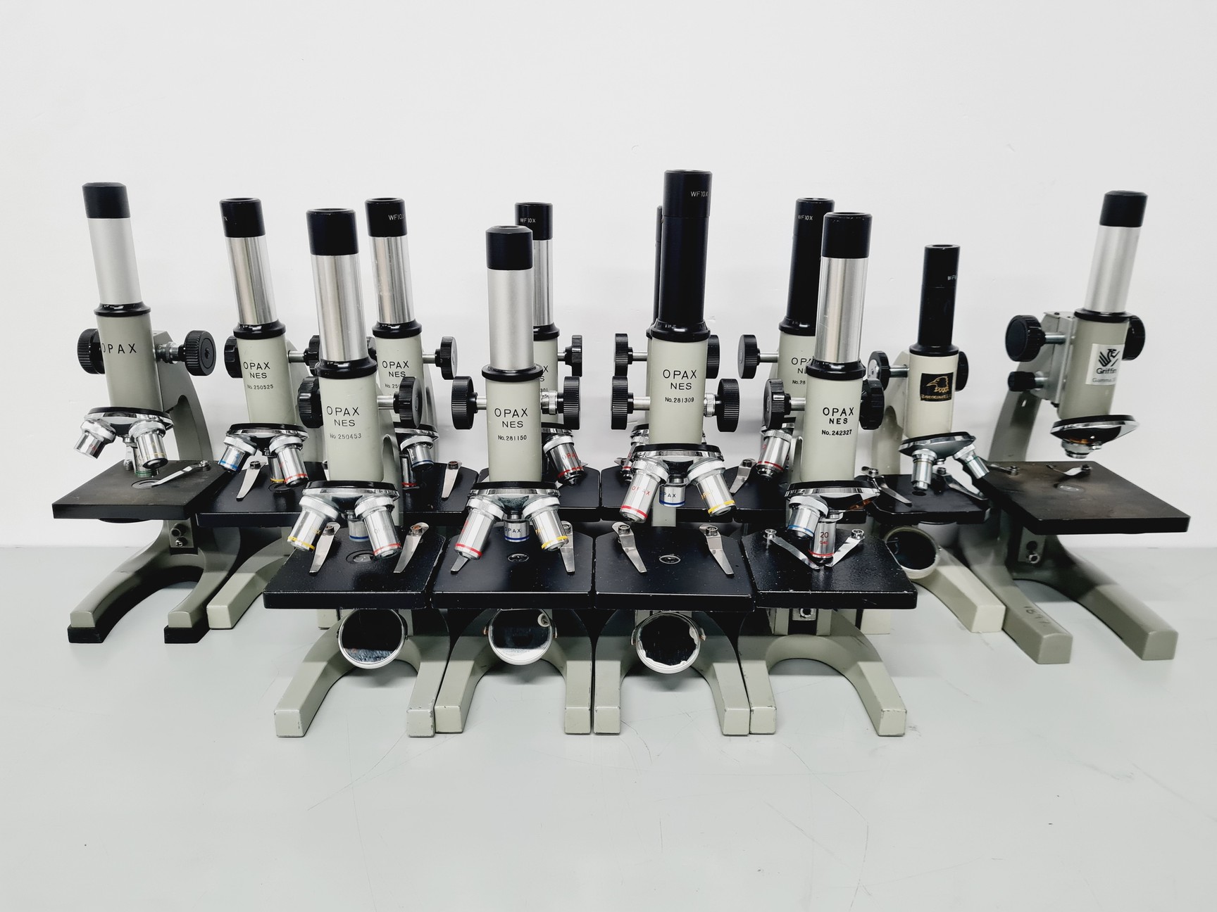 Image of Job Lot of Mixed Microscope (Leitz, Bauch & Lombs, Philip Harris, OPAX)